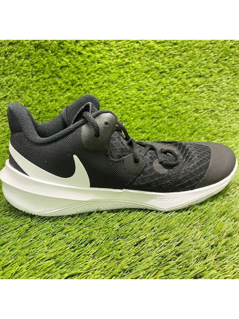 Nike Zoom HyperSpeed Court Mens Size 9 Black Athletic Volleyball Shoes Sneakers